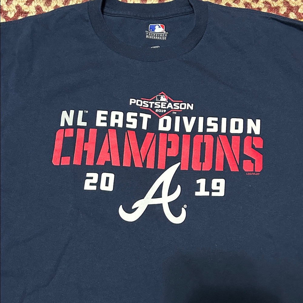 Atlanta Braves Major League Baseball National League East Champions Tshirt Large - Picture 2 of 5